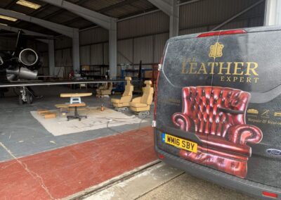 Aircraft Leather Restoration