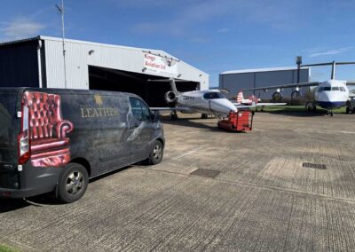 Aircraft Leather Restoration