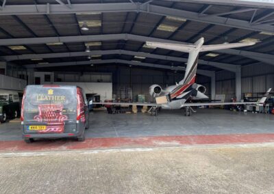 Aircraft Leather Restoration
