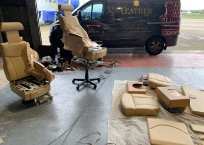 Aircraft Leather Restoration