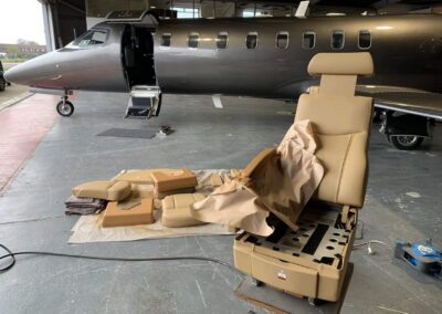 Aircraft Leather Restoration