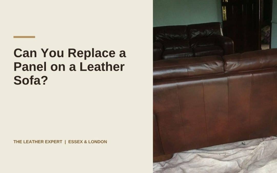 Can You Replace a Panel on a Leather Sofa?