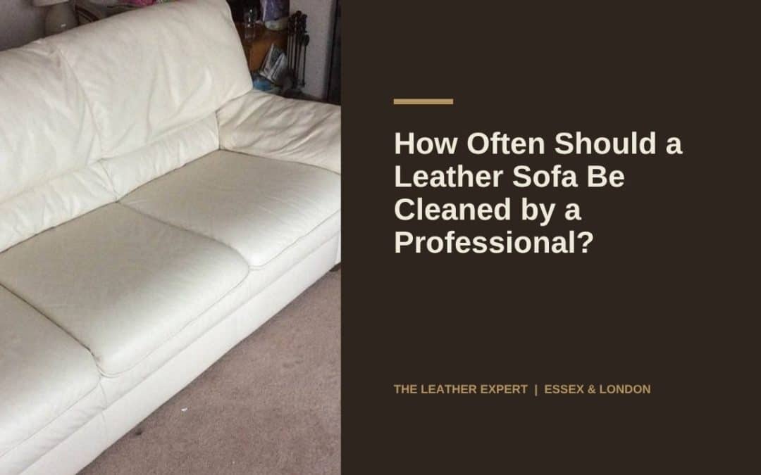 How Often Should a Leather Sofa Be Cleaned by a Professional?
