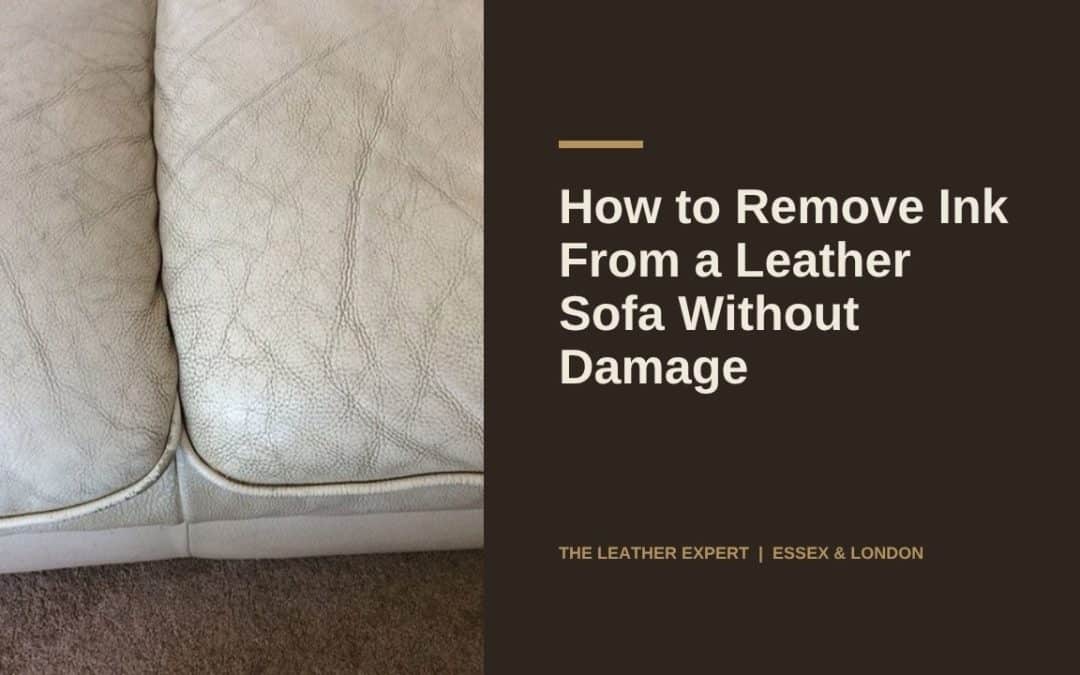 How to Remove Ink From a Leather Sofa Without Damage