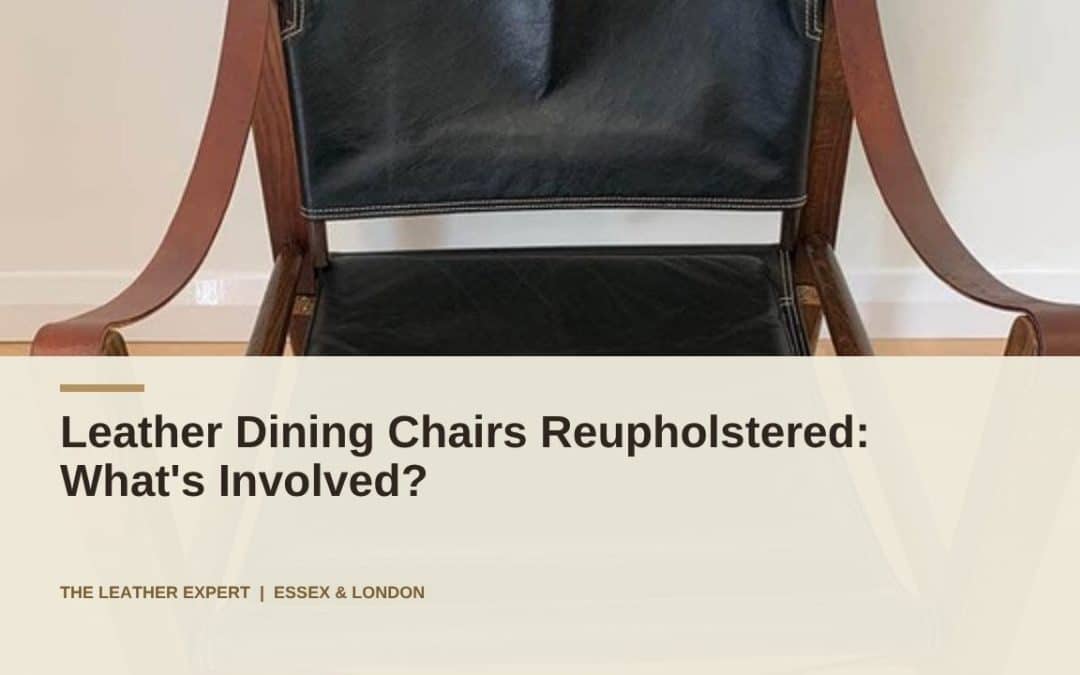 Leather Dining Chairs Reupholstered: What’s Involved?