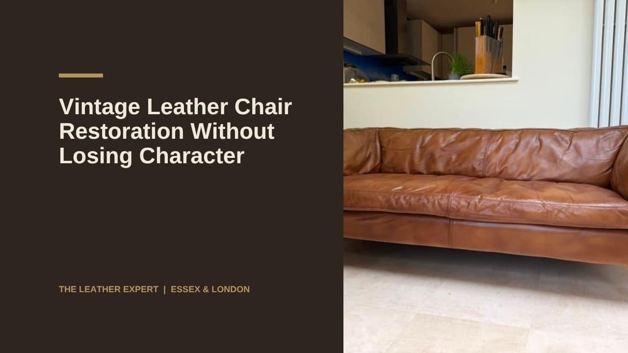 Vintage Leather Chair Restoration Without Losing Character